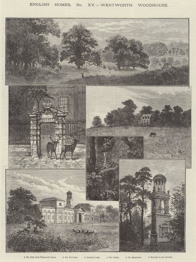 Wentworth Woodhouse by Louis Wain
